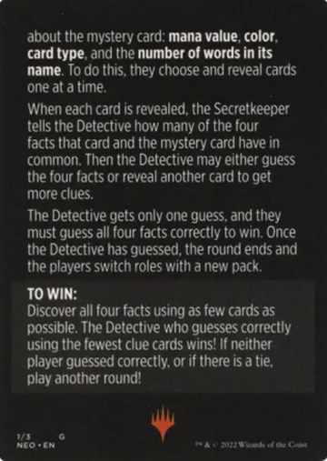 Booster Sleuth (Magic Minigame) [Kamigawa: Neon Dynasty Minigame] - 0