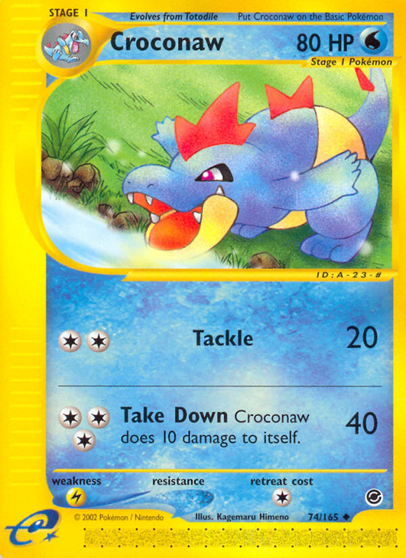 Croconaw (74/165) [Expedición: conjunto básico] 