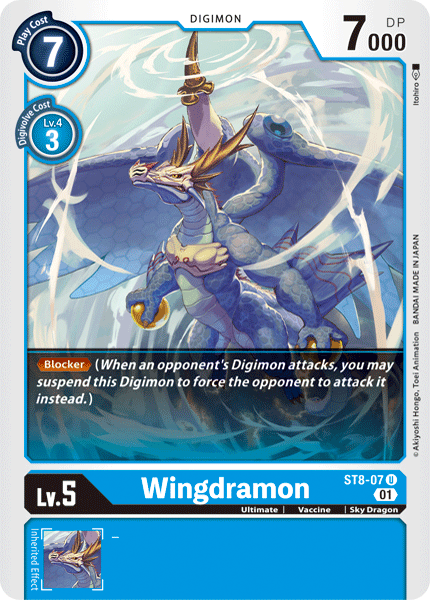 Wingdramon [ST8-07] [Mazo inicial: Ulforce Veedramon] 