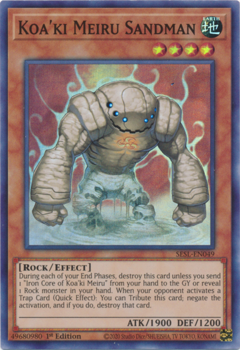 Koa'ki Meiru Sandman [SESL-EN049] Súper Raro 