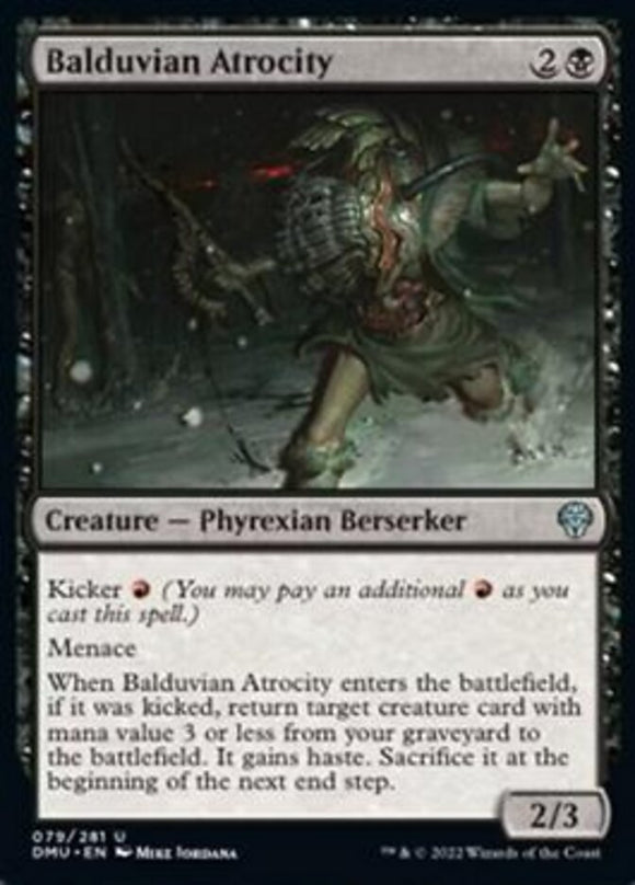 Atrocidad de Balduvian [Dominaria unida] 