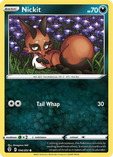 Nickit (104/203) [Espada y escudo: cielos en evolución] 
