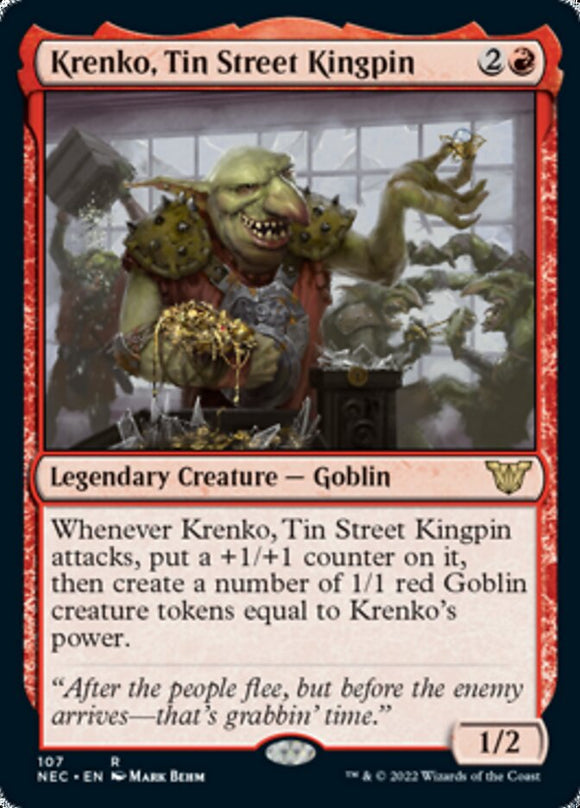 Krenko, el capo de la calle Tin [Kamigawa: Neon Dynasty Commander] 