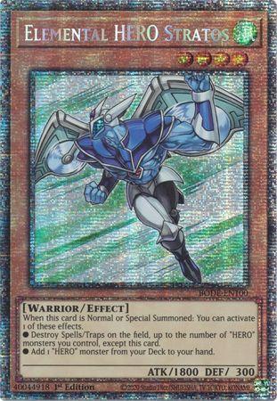 Elemental HERO Stratos [BODE-EN100] Luz de estrella Raro 