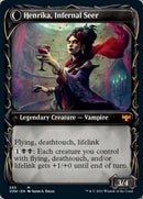 Henrika Domnathi // Henrika, vidente infernal (marco de colmillos de exhibición) [Innistrad: Crimson Vow] -2