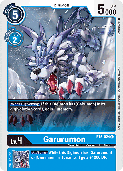 Garurumon [BT5-024] [Batalla de Omni] 