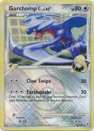 Garchomp C (60/147) (Promoción de la liga de personal) [Platino: Supreme Victors] 