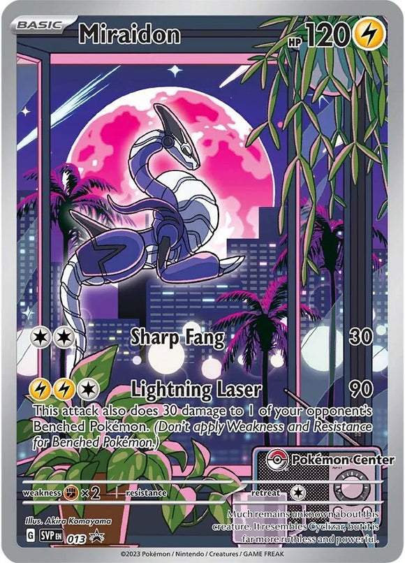 Miraidon (013) (Exclusivo de Pokémon Center) [Scarlet &amp; Violet: Black Star Promos] 