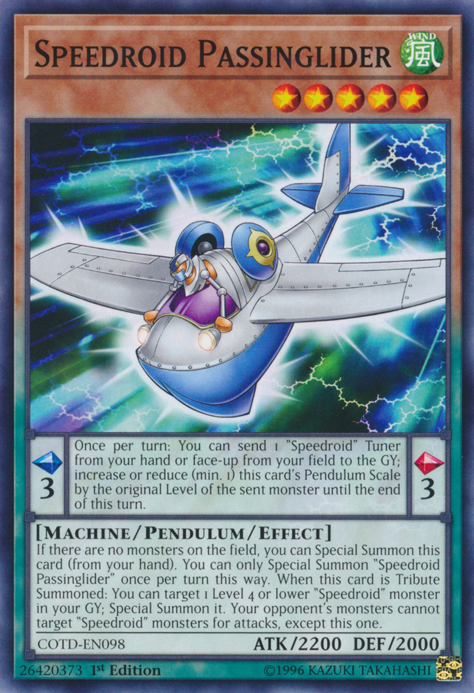 Planeador de paso Speedroid [COTD-EN098] Común 