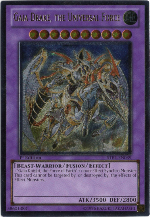 Gaia Drake, la Fuerza Universal [STBL-EN039] Ultimate Rare 