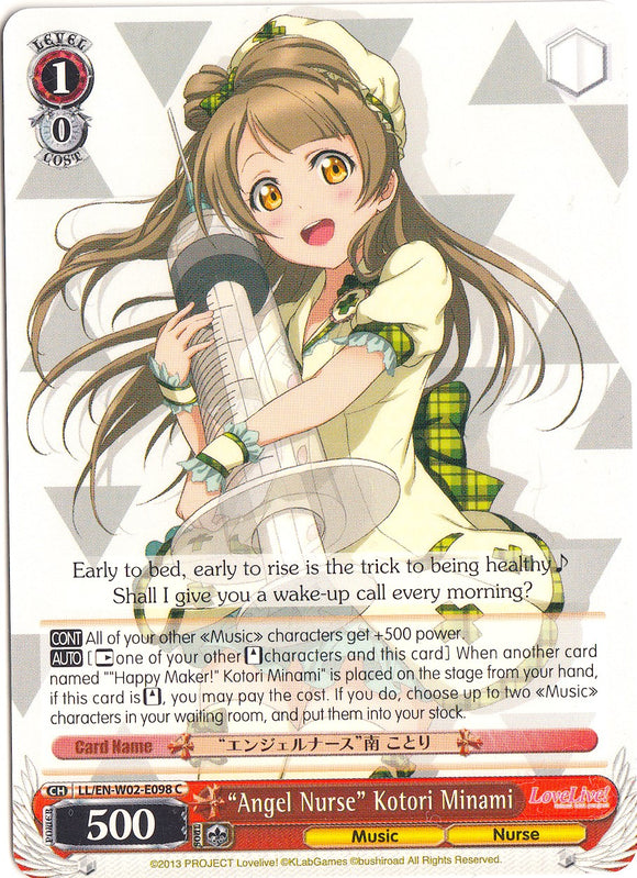 "Angel Nurse" Kotori Minami (LL/EN-W02-E098 C) [Love Live! DX Vol.2]