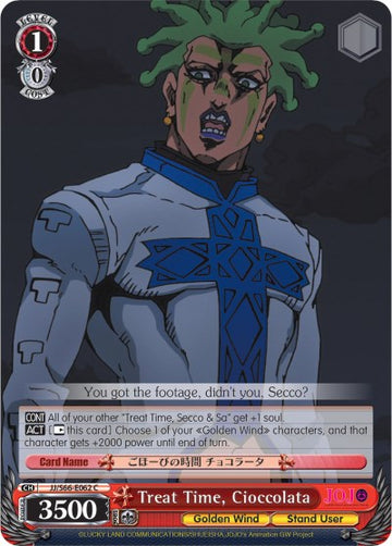 Treat Time, Cioccolata (JJ/S66-E062 C) [JoJo's Bizarre Adventure: Golden Wind] - 0