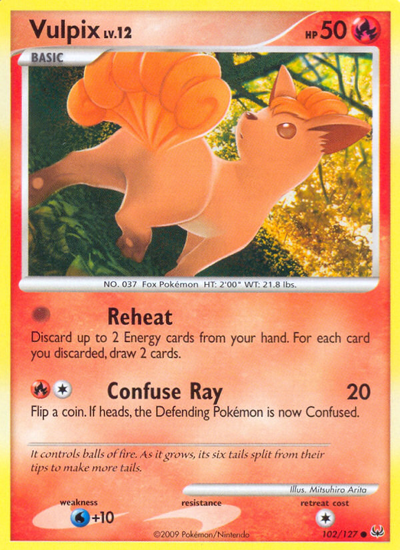 Vulpix (102/127) [Platino: conjunto básico] 