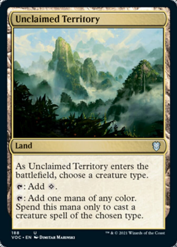 Territorio no reclamado [Innistrad: Crimson Vow Commander] 