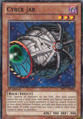Cyber ​​Jar [BP01-EN002] Starfoil Raro 