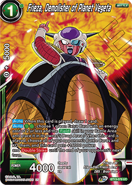 Freezer, Demoledor del Planeta Vegeta (Poco común) (BT13-078) [Suprema Rivalidad] 