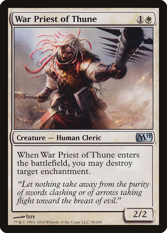 Sacerdote de guerra de Thune [Magic 2011] 