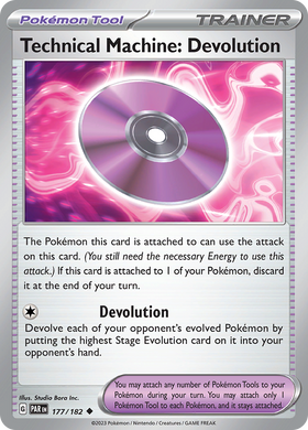 Máquina técnica: Devolución (177/182) [Scarlet &amp; Violet: Paradox Rift] 