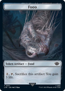 Ballistic Boulder // Food Token (11) Double-Sided Token [The Lord of the Rings: Tales of Middle-Earth Tokens]-2