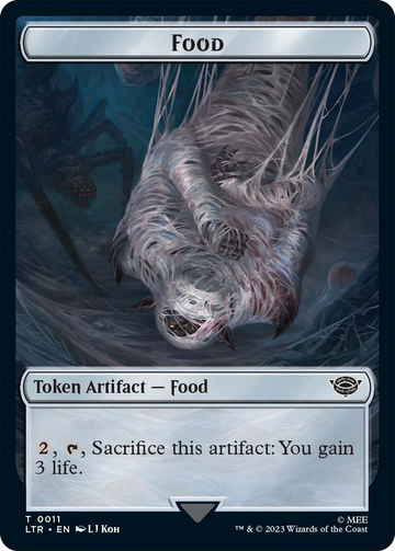 Ballistic Boulder // Food Token (11) Double-Sided Token [The Lord of the Rings: Tales of Middle-Earth Tokens] - 0