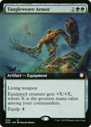 Tangleweave Armor (Extended Art) [Phyrexia: All Will Be One Commander]-2