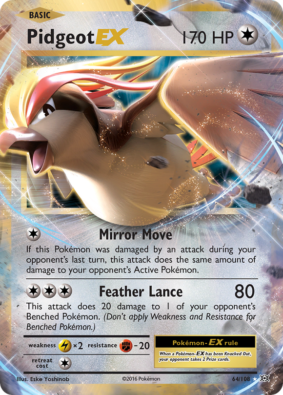 Pidgeot EX (64/108) [XY: Evoluciones] 