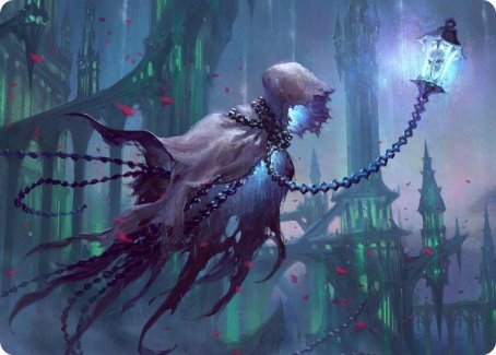 Tarjeta de arte espiritual de Wanderlight [Serie de arte de Innistrad: Crimson Vow] 