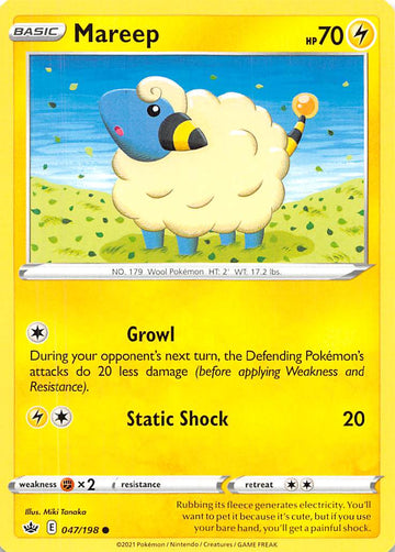 Mareep (047/198) [Espada y escudo: reinado escalofriante] 