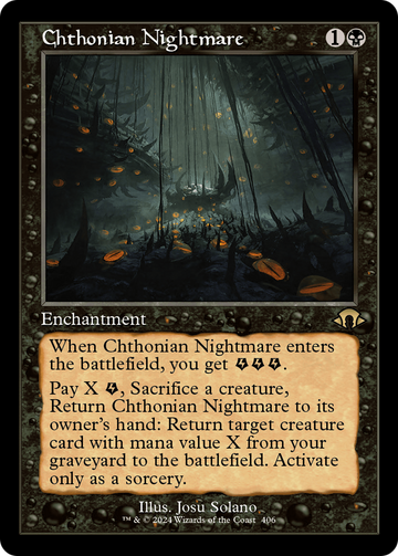 Pesadilla ctónica (retro) [Modern Horizons 3] 