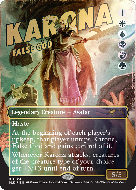 Karona, dios falso (arcoíris) [Serie Secret Lair Drop] 
