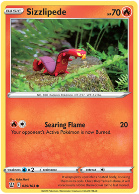 Sizzlipede (029/163) [Espada y escudo: estilos de batalla] 