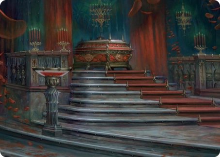 Tarjeta de arte del ataúd de Edgar Markov [Serie de arte de Innistrad: Crimson Vow] 