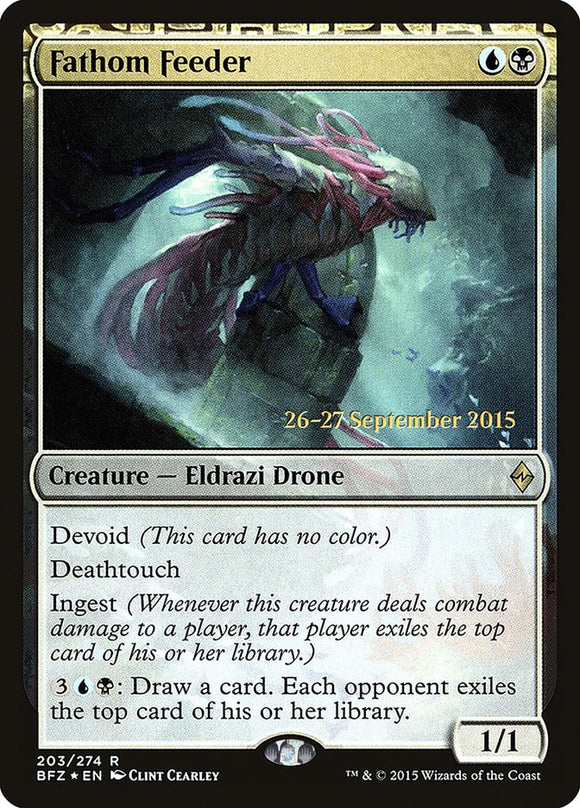 Alimentador de Fathom [Promociones previas al lanzamiento de Battle for Zendikar] 