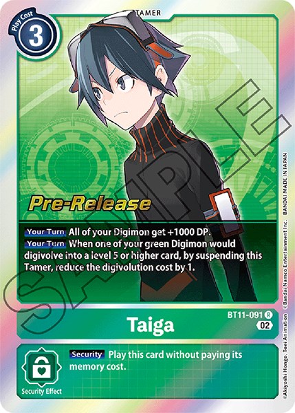 Taiga [BT11-091] [Promociones previas al lanzamiento de la fase dimensional] 