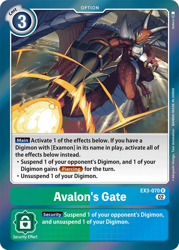 Puerta de Avalon [EX3-070] [Rugido dracónico] 