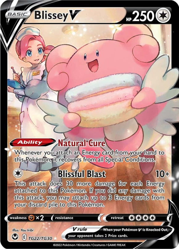 Blissey V (TG22/TG30) [Espada y escudo: Tempestad de plata] 