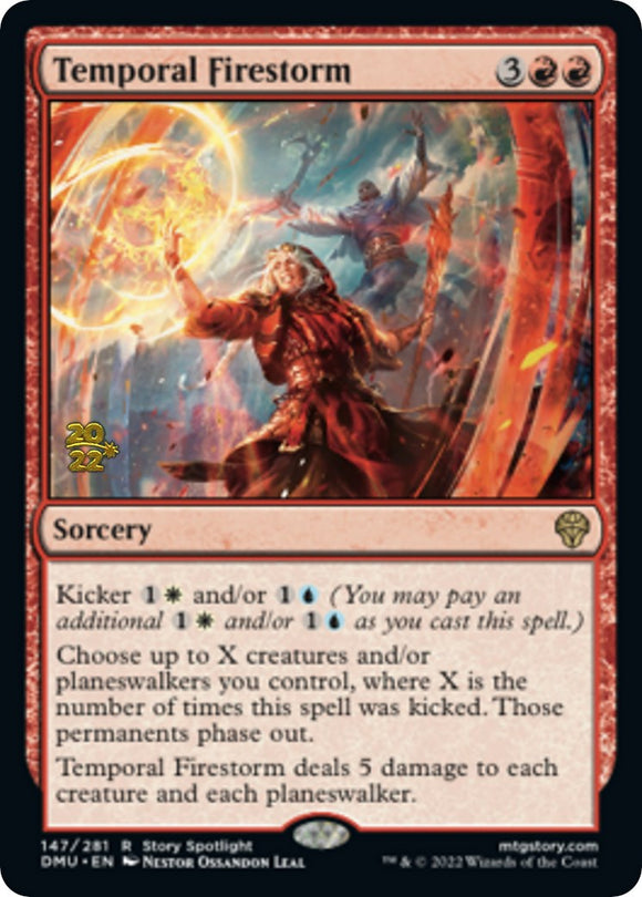 Tormenta de fuego temporal [Promociones previas al lanzamiento de Dominaria United] 