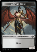 Gnome // Vampire Demon Double-Sided Token [The Lost Caverns of Ixalan Tokens]-2