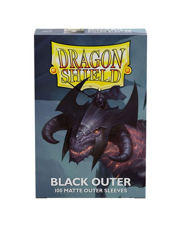 Dragon Shield: fundas exteriores de 100 ct, color negro mate (estándar) 