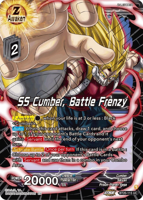 SS Cumber, Battle Frenzy (BT20-115) [Poder absorbido] 