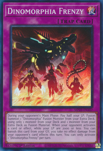 Dinomorphia Frenzy [MP23-EN107] Super Rare