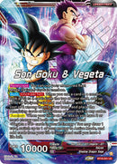 Son Goku & Vegeta // SS4 Son Goku & SS4 Vegeta, In It Together (BT18-001) [Dawn of the Z-Legends Prerelease Promos]-1