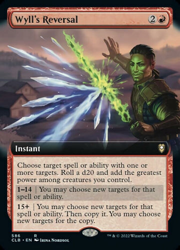 Reversión de Wyll (ilustración ampliada) [Commander Legends: Battle for Baldur's Gate] 