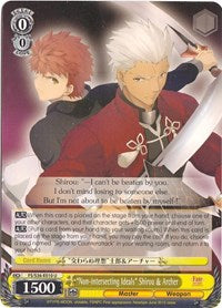 "Ideales que no se cruzan" Shirou y Archer (FS/S36-E010 U) [Fate/Stay Night [Unlimited Blade Works] Vol. II] 