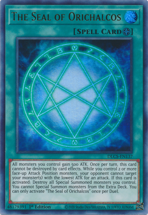 El Sello de Orichalcos [DLCS-EN137] Ultra Raro 