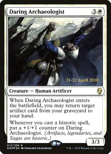 Daring Archaeologist [Dominaria Prerelease Promos]