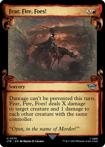 Fear, Fire, Foes! [The Lord of the Rings: Tales of Middle-Earth Showcase Scrolls]