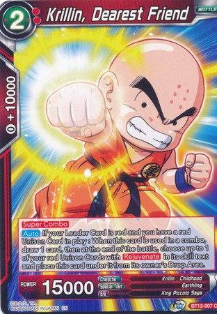 Krillin, el amigo más querido (BT12-007) [Rejuvenecimiento vicioso] 