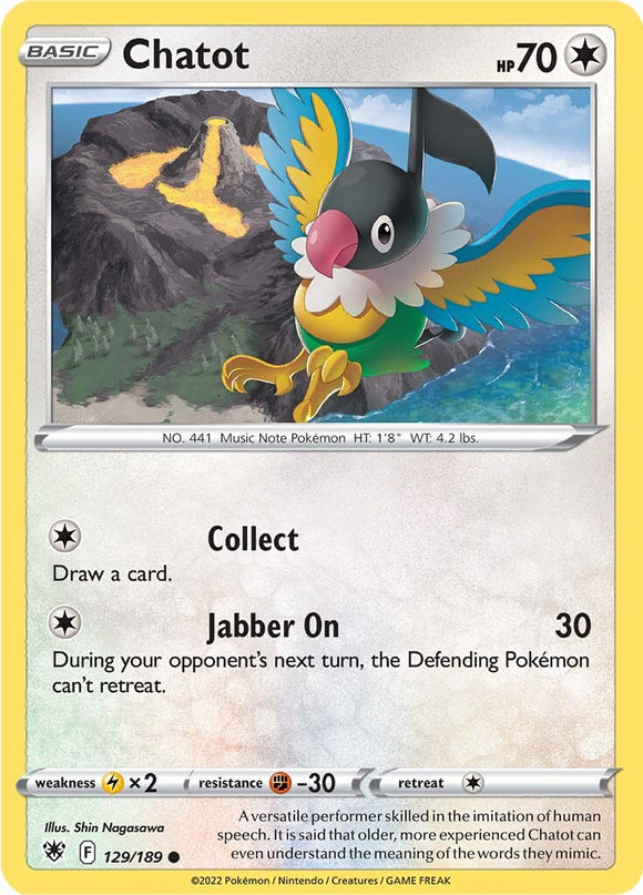 Chatot (129/189) [Espada y escudo: resplandor astral] 