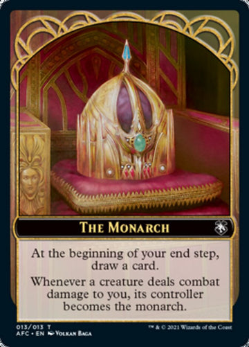 Dragon Spirit // The Monarch Double-Sided Token [Dungeons & Dragons: Adventures in the Forgotten Realms Commander Tokens] - 0